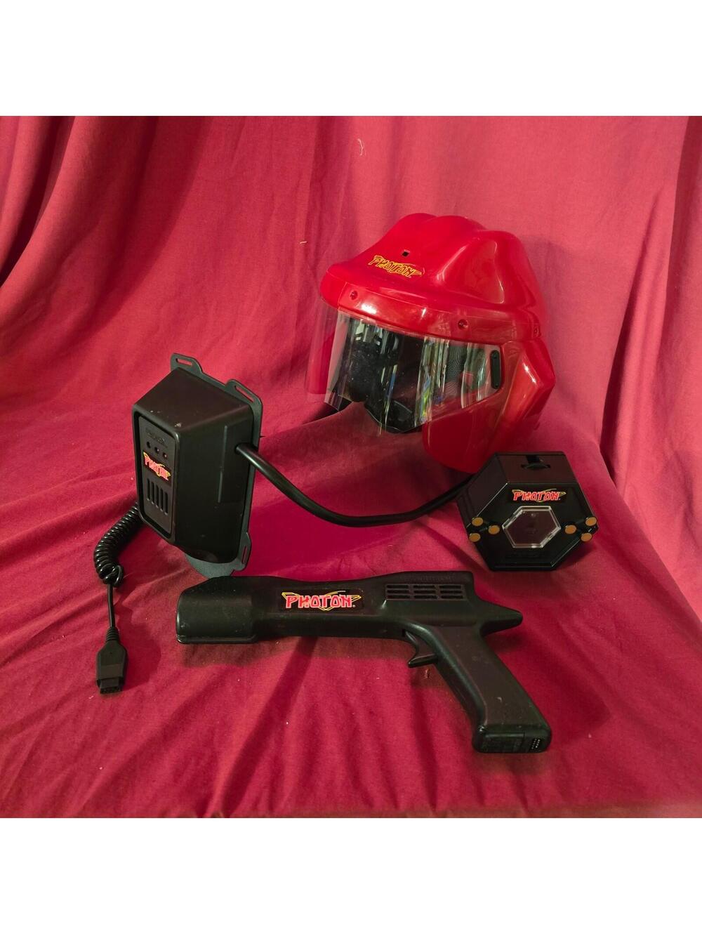 1986 Photon Electronic Warrior Battle Game Red Working Condition